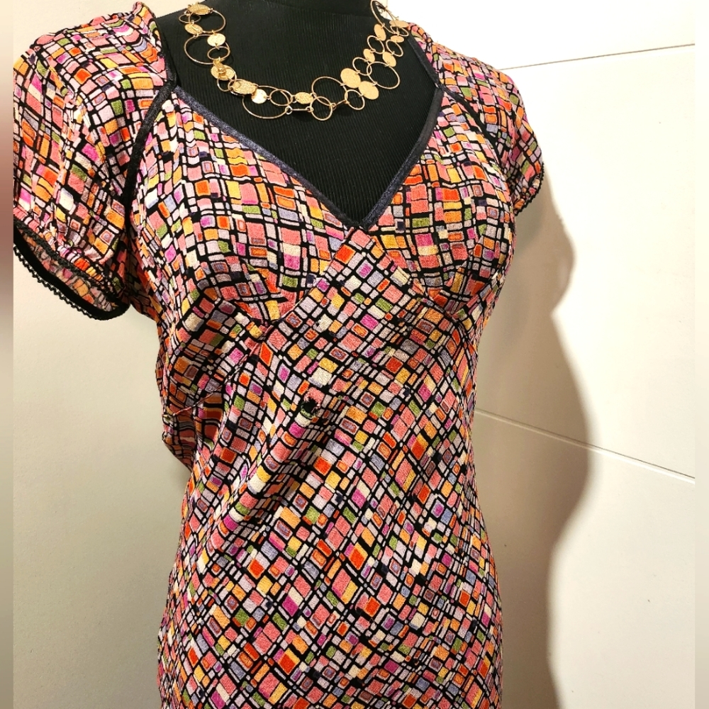 Vintage NOLITA Mosaic Dress